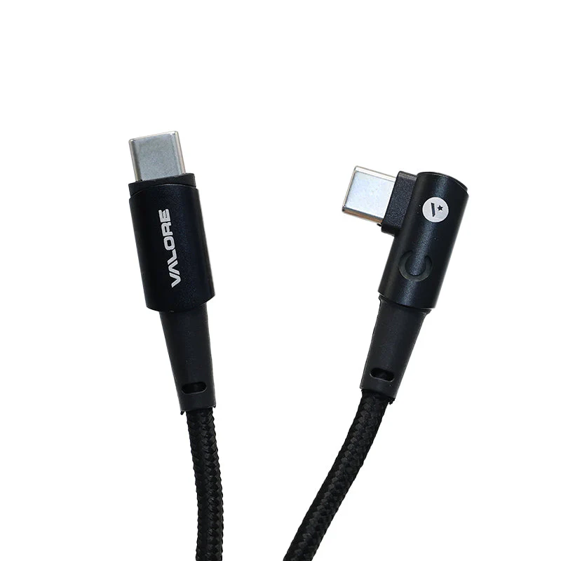Valore 90° PD100W USB-C to USB-C Cable (CA-030) - Image 2
