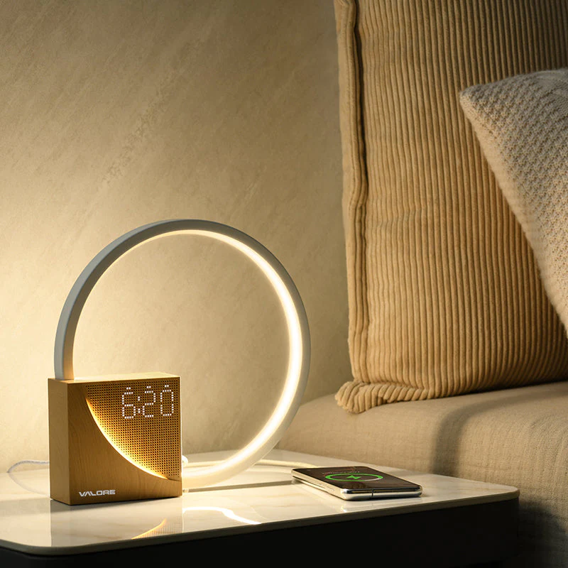 Valore Bedside Lamp with Sleeping Sound Clock (LT-010) - Image 5