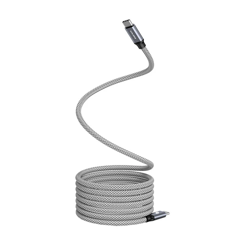 Valore CA-003 PD240W USB-C to USB-C Magnetic Cable (Grey) - Image 2
