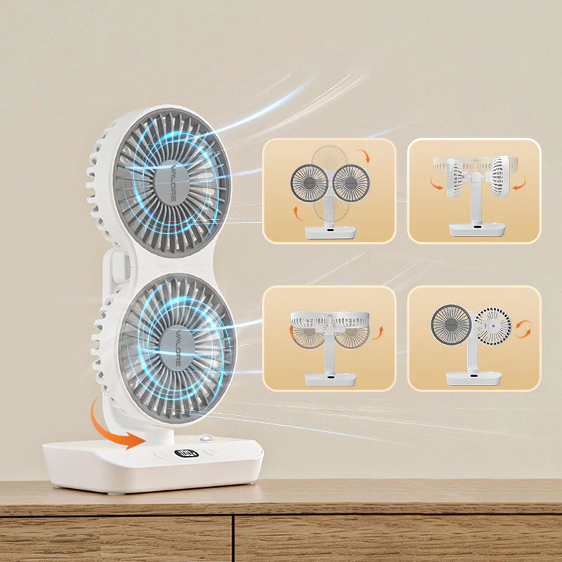 Valore Dual Head Desktop Fan (FA-009) - Image 6