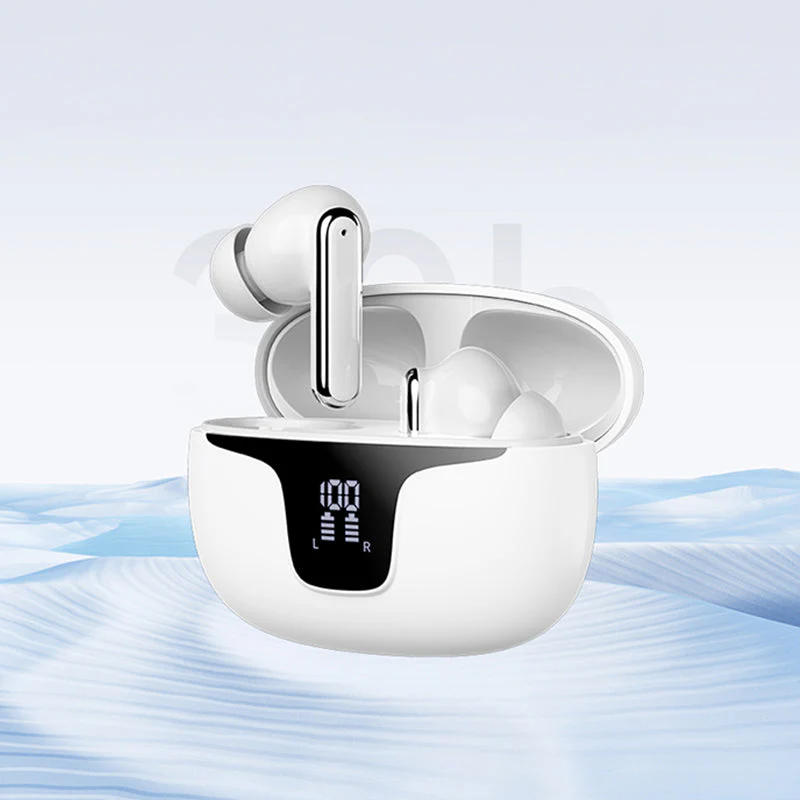Valore True Wireless Smart Earbuds (EA-016) - White - Image 3
