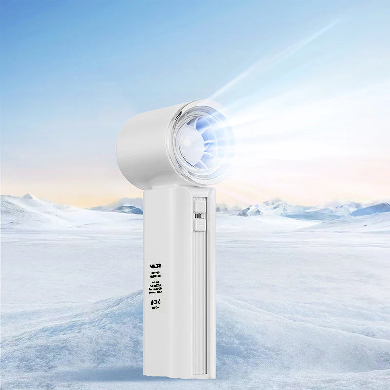 Valore Foldable Handheld Fan (FA-018) - White - Image 3