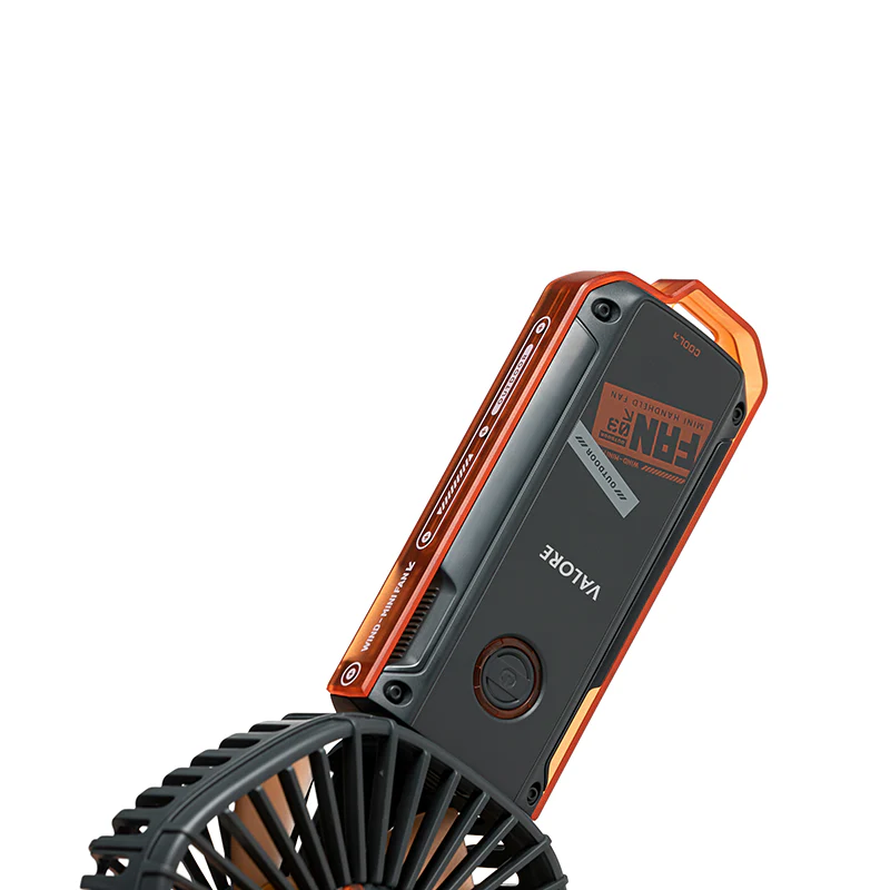 Valore LA38 Foldable Mini Fan (Grey) - Image 4