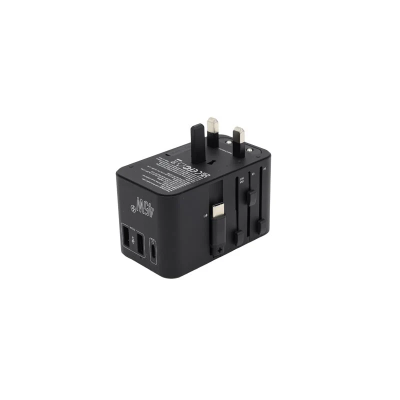 Valore PD45W Universal Travel Adaptor with Retractable Cable (UTA-001) - Image 2