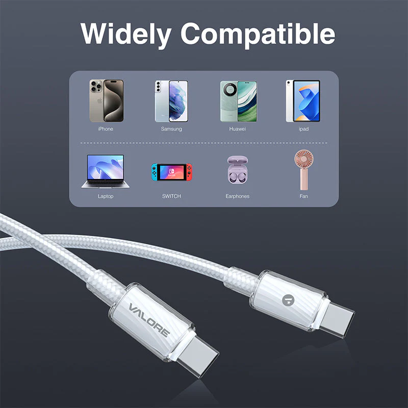 Valore PD60W USB-C to USB-C Cable (CA-020) - Image 8