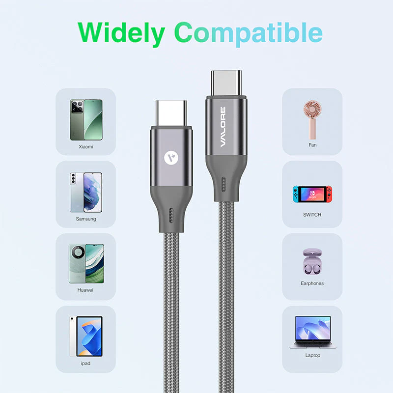 Valore PD60W USB-C to USB-C Cable (CA-024) - Image 8