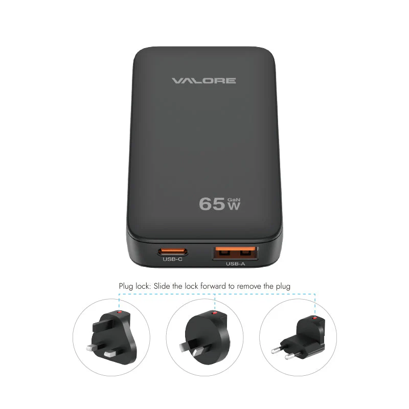 Valore PD65W GaN Wall Charger (PA-016)