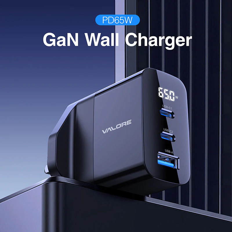Valore PD65W GaN Wall Charger with Digital Display (PA-002) - Image 6