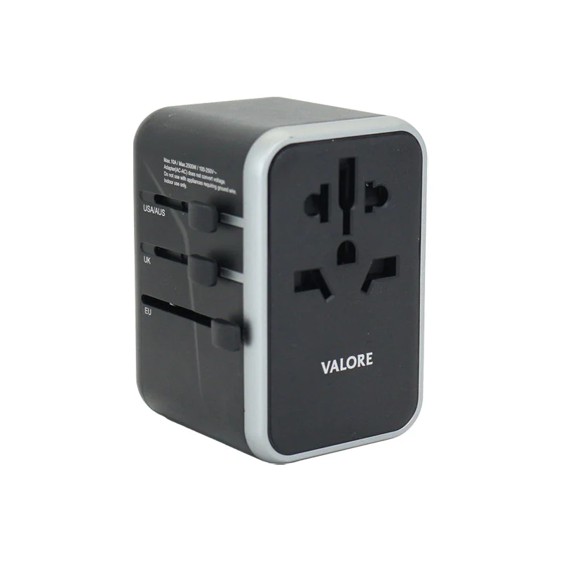 Valore PD65W Universal Travel Adaptor (AC188) - Black