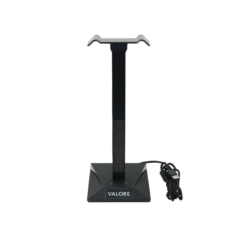 Valore Rhythmic RGB Headphone Stand with USB Hub (AC163) - Image 3