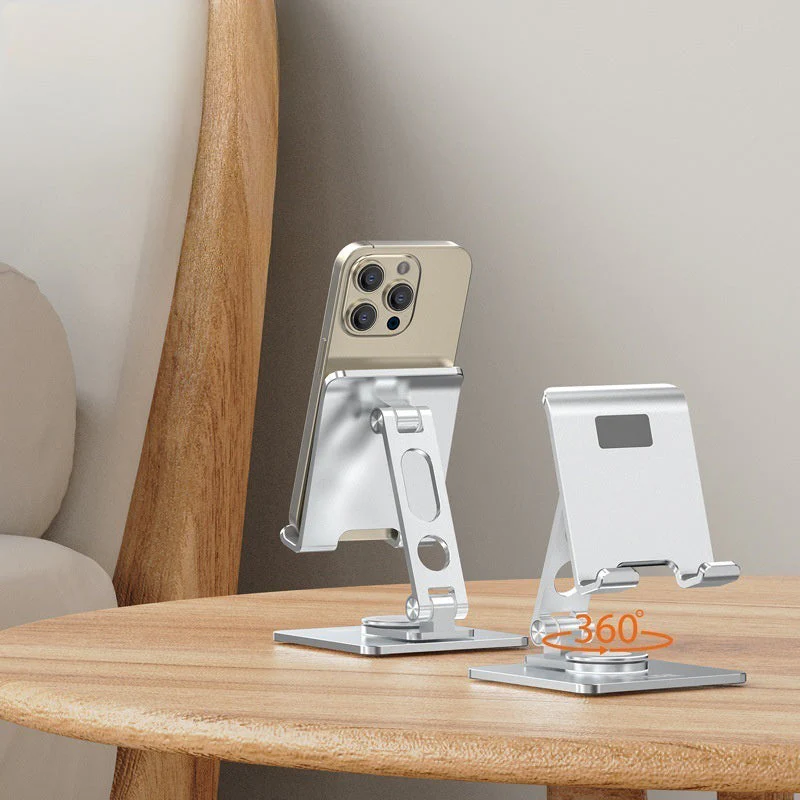 Valore Rotatable Mobile Stand (HL-011) - Silver - Image 4