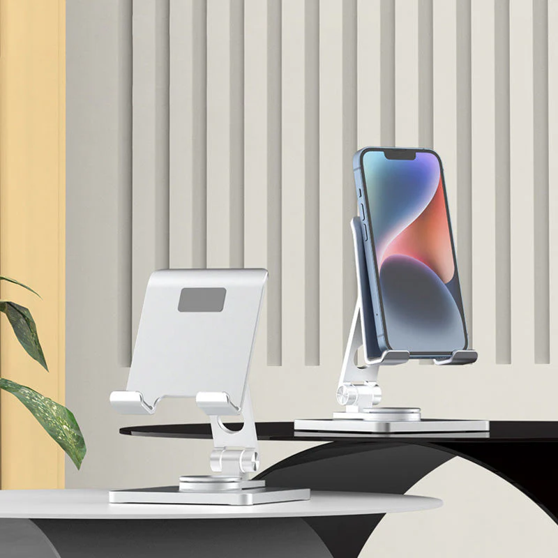 Valore Rotatable Mobile Stand (HL-011) - Silver - Image 5