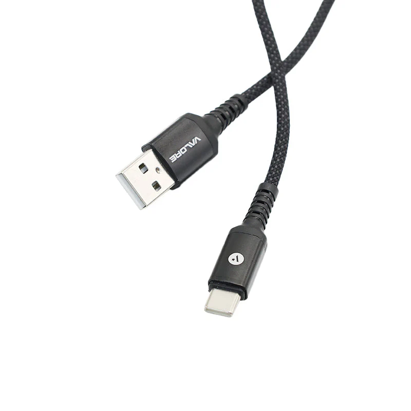 Valore USB-A to USB-C Charging Cable (CA-039) - Black - Image 3