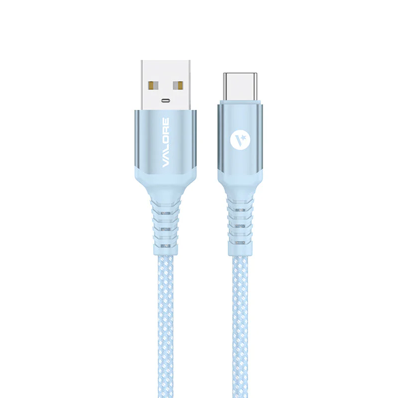 Valore USB-A to USB-C Charging Cable (CA-039) - Blue