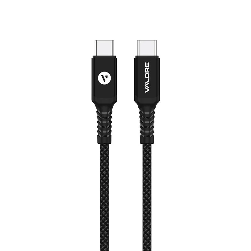 Valore USB-C to USB-C PD60W Charging Cable (CA-038) - Black