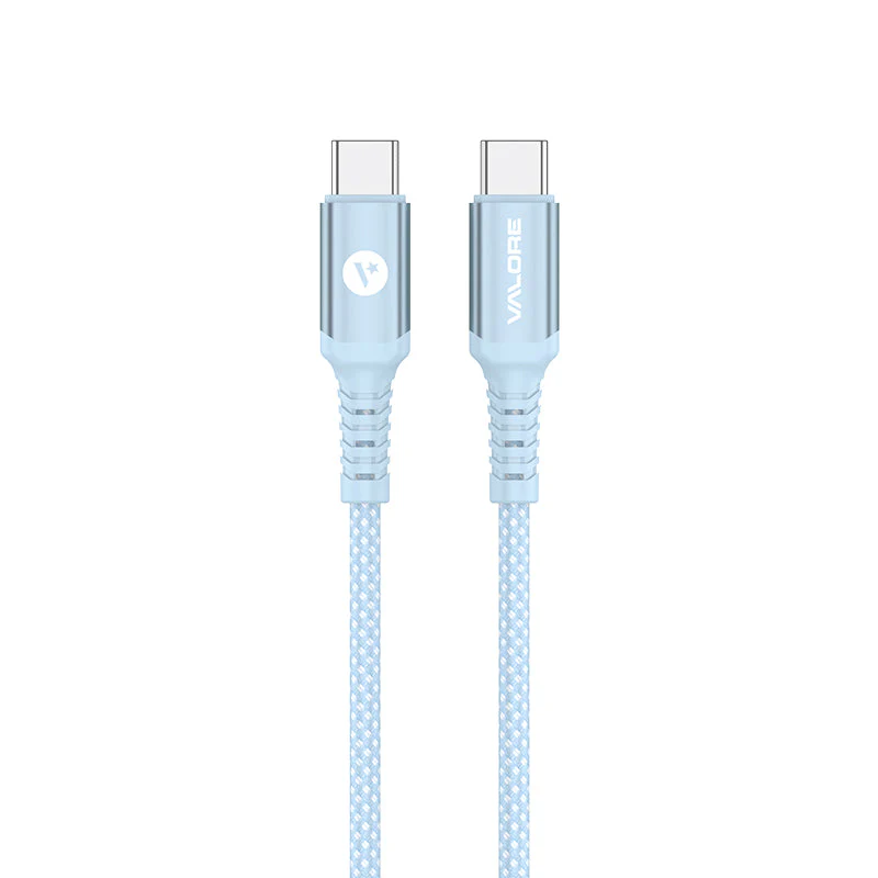 Valore USB-C to USB-C PD60W Charging Cable (CA-038) - Blue