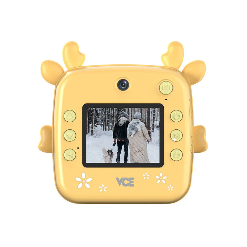 VCE VE-CA01 Kids Print Camera (Yellow) - Image 2