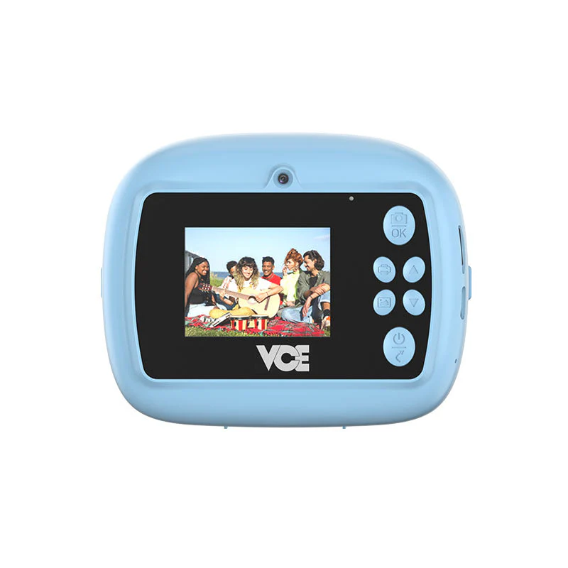 VCE VE-CA02 Kids Print Camera (Blue) - Image 4