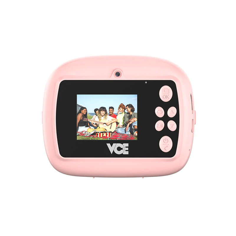 VCE VE-CA02 Kids Print Camera (Pink) - Image 4