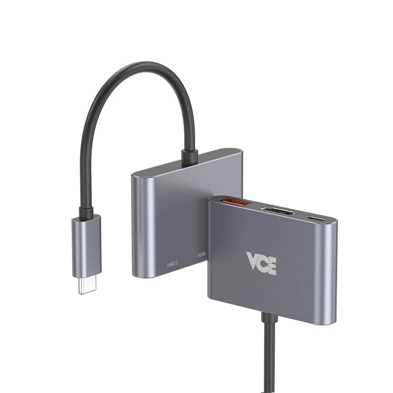 VCE VE-CH06 USB-C To HDMI/USB 3/USB-C Hub - Image 2