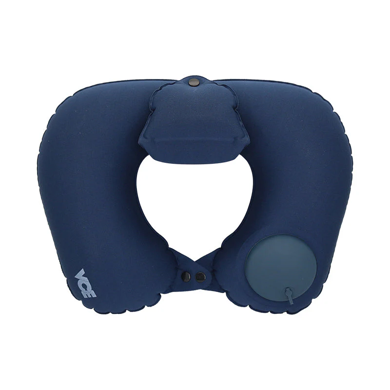 VCE VE-LAC36 Inflatable Travel Pillow (Navy)