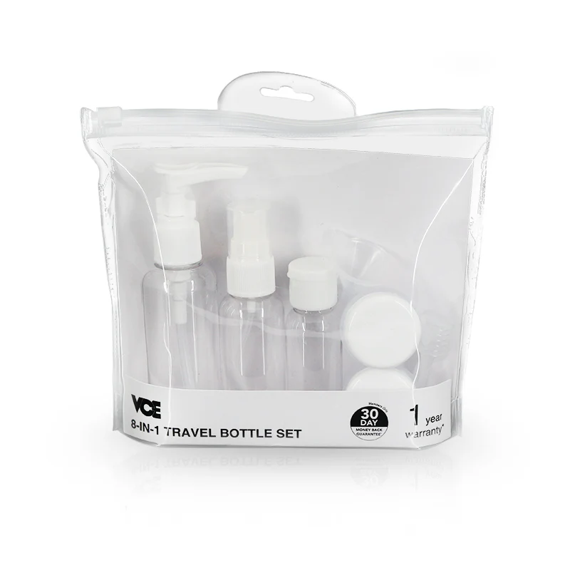 VCE VE-LAC41 8-In-1 Travel Bottle Set - Image 2