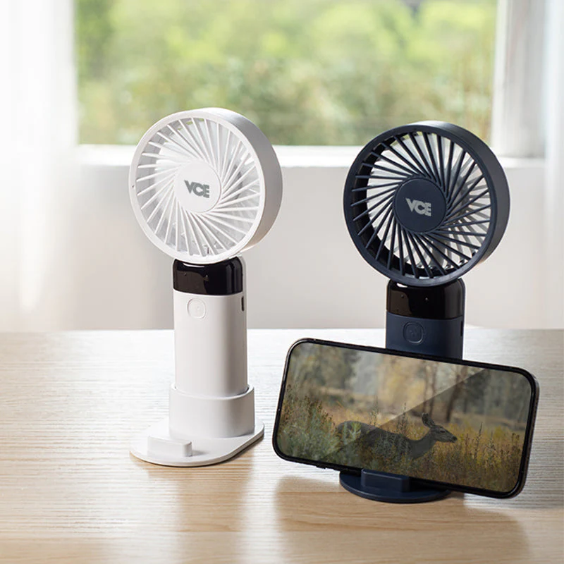 VCE VE-LAC64 Portable Fan with Stand (Dark Blue) - Image 2