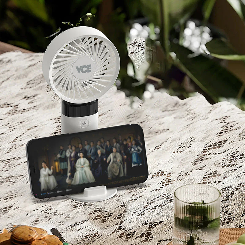 VCE VE-LAC64 Portable Fan with Stand (White) - Image 2