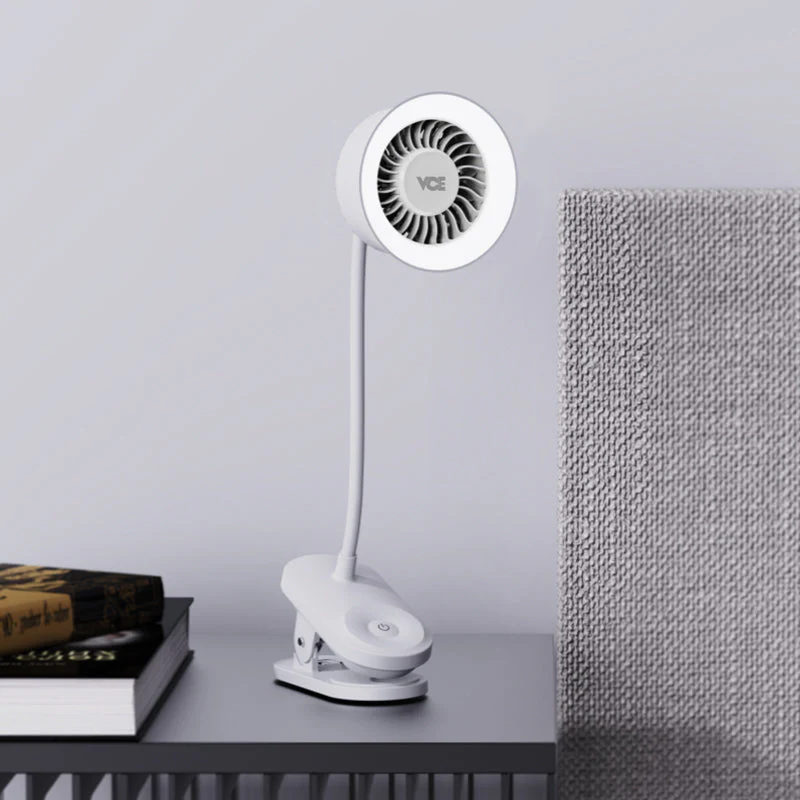 VCE VE-LAC78-WH Clip Fan with Light White - Image 6