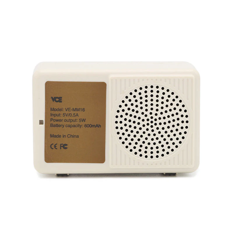 VCE VE-MM16 Wireless Speaker Brown - Image 3