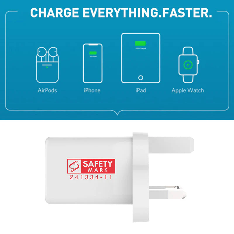 VCE VE-PA03-WH PD30W 1A1C GaN Charger White - Image 3