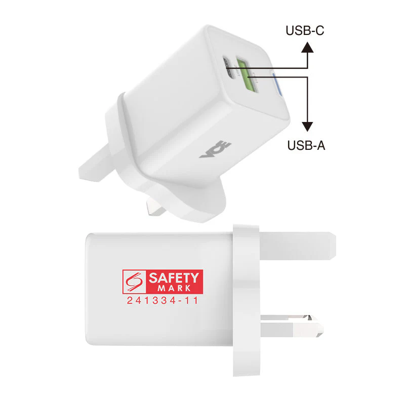 VCE VE-PA03-WH PD30W 1A1C GaN Charger White - Image 4