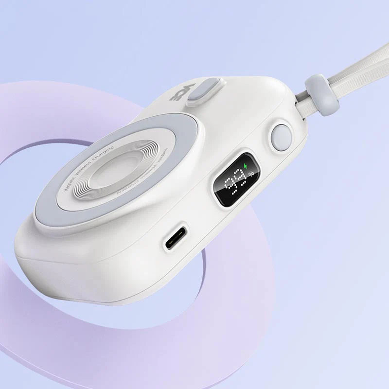 VCE VE-PD16 10,000mAh Magnetic Power Bank (White) - Image 5