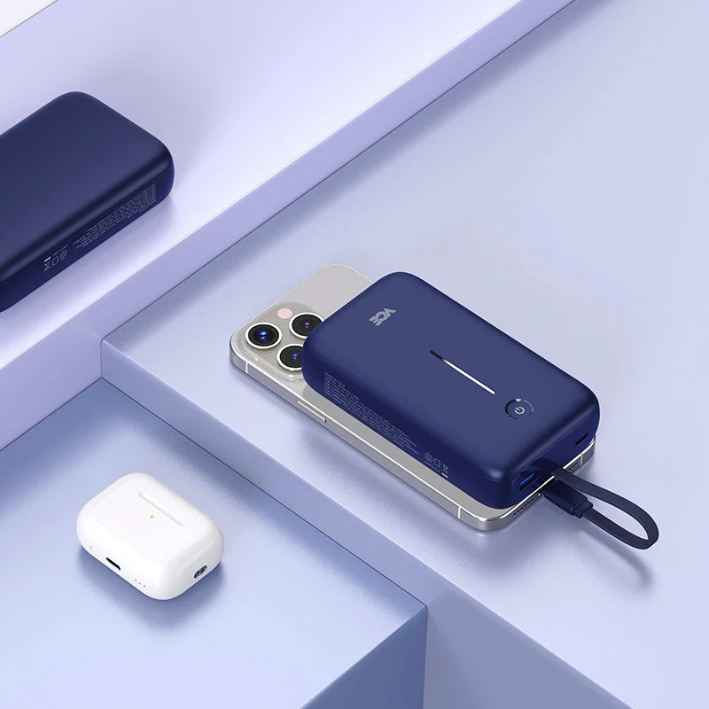 VCE VE-PD18 PD30W 20000mAh Power Bank (Dark Blue) - Image 4