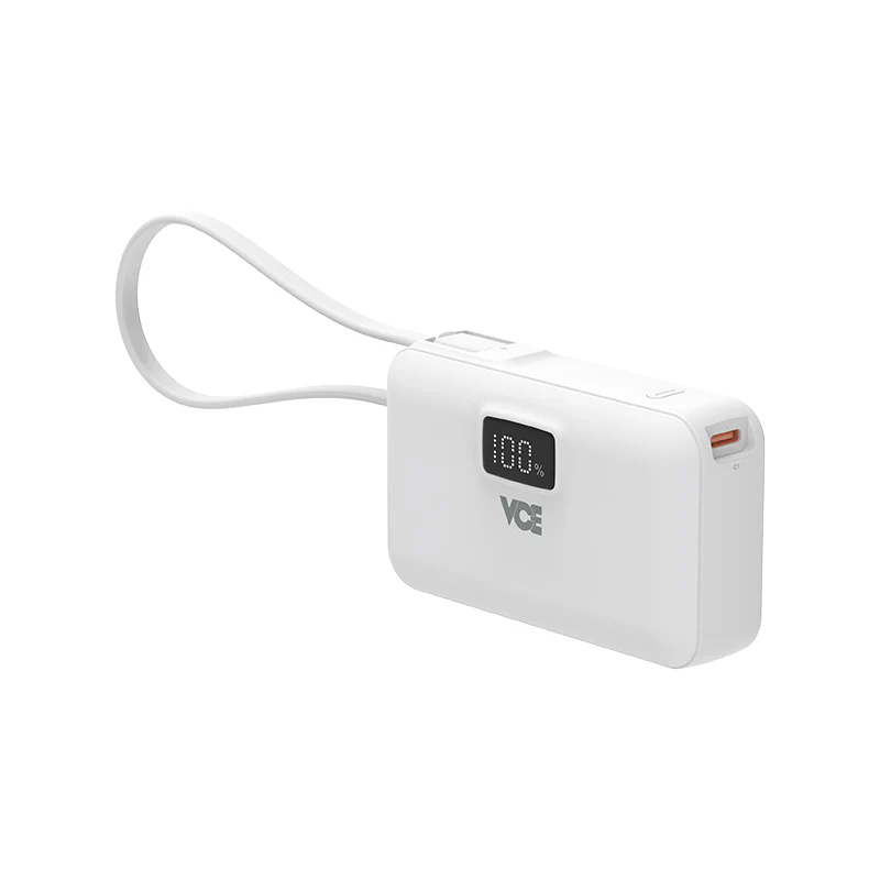 VCE VE-PD25 22.5W 10000mAh Power Bank (White)