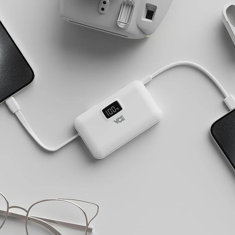 VCE VE-PD25 22.5W 10000mAh Power Bank (White) - Image 6