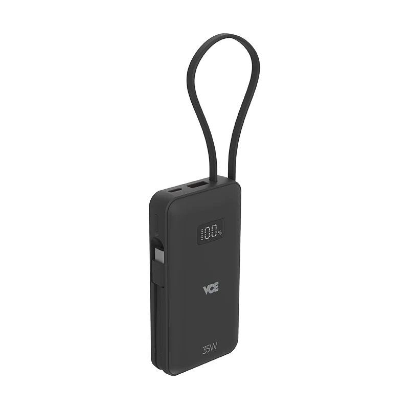 VCE VE-PD26 PD35W 10000mAh Power Bank (Black) - Image 3