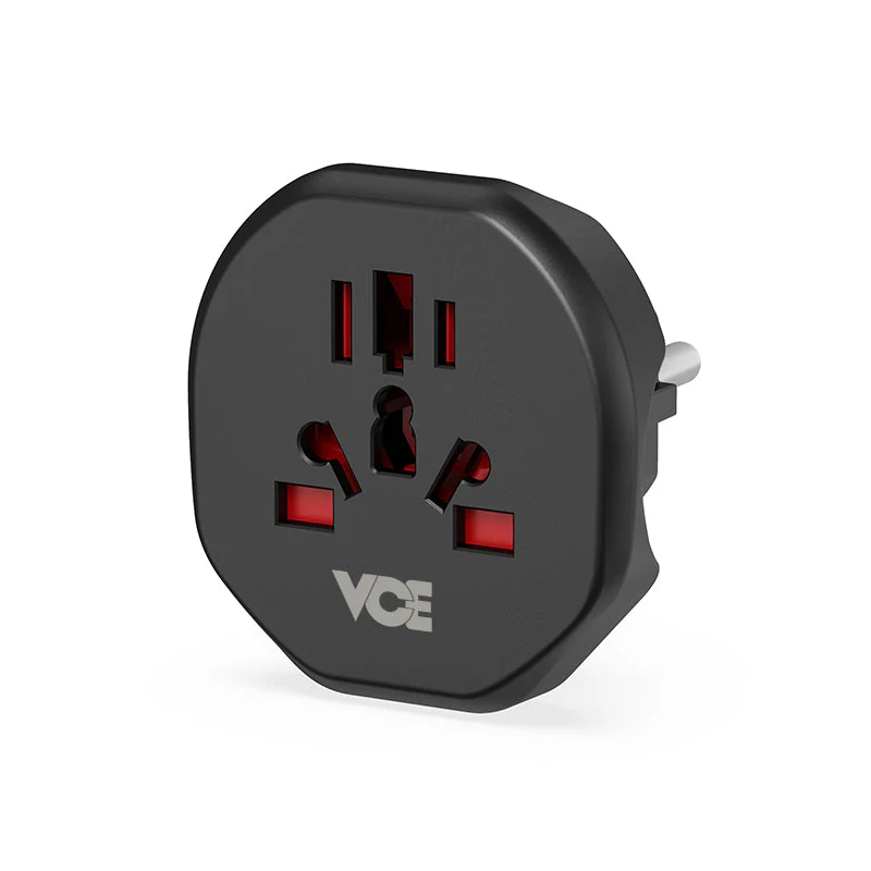 VCE VE-TA12 EU Standard Travel Adaptor with Surge Protection - Image 3