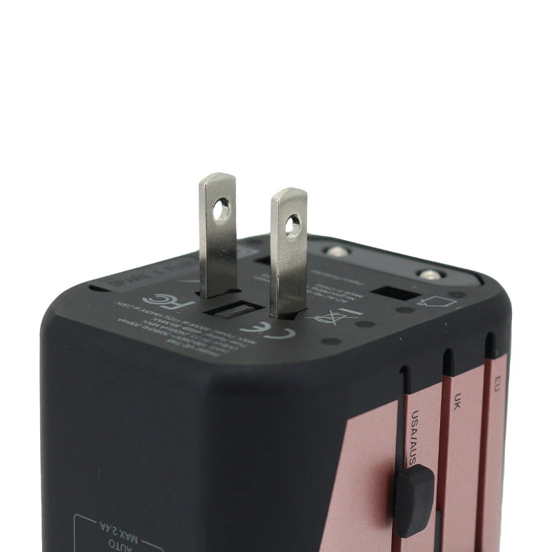 VCE VE-TA8 Universal Travel Adaptor (Rose Gold) - Image 4