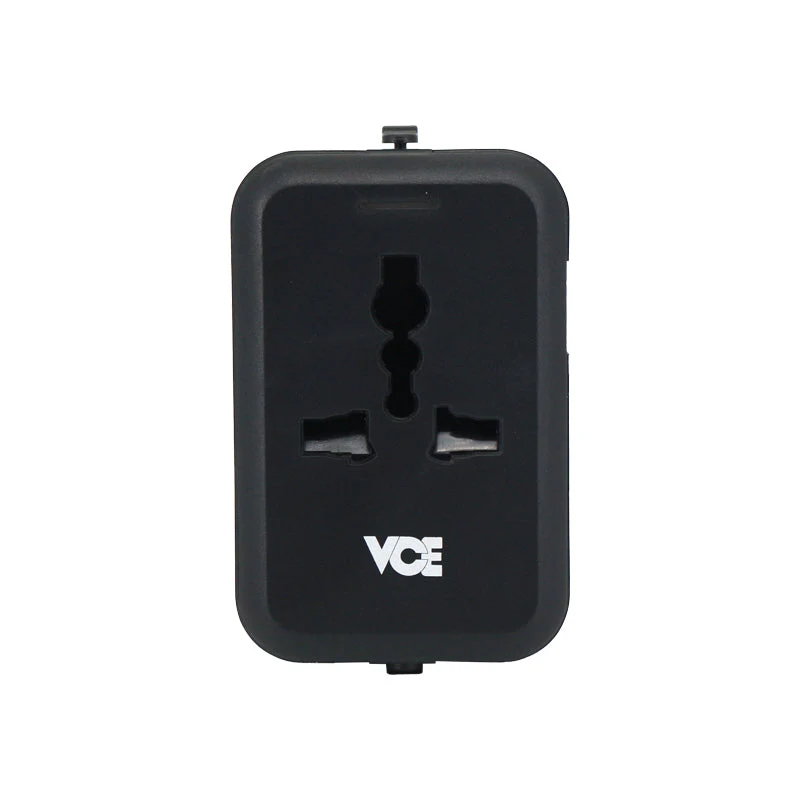 VCE VE-TA9 Universal Travel Adaptor (Black)
