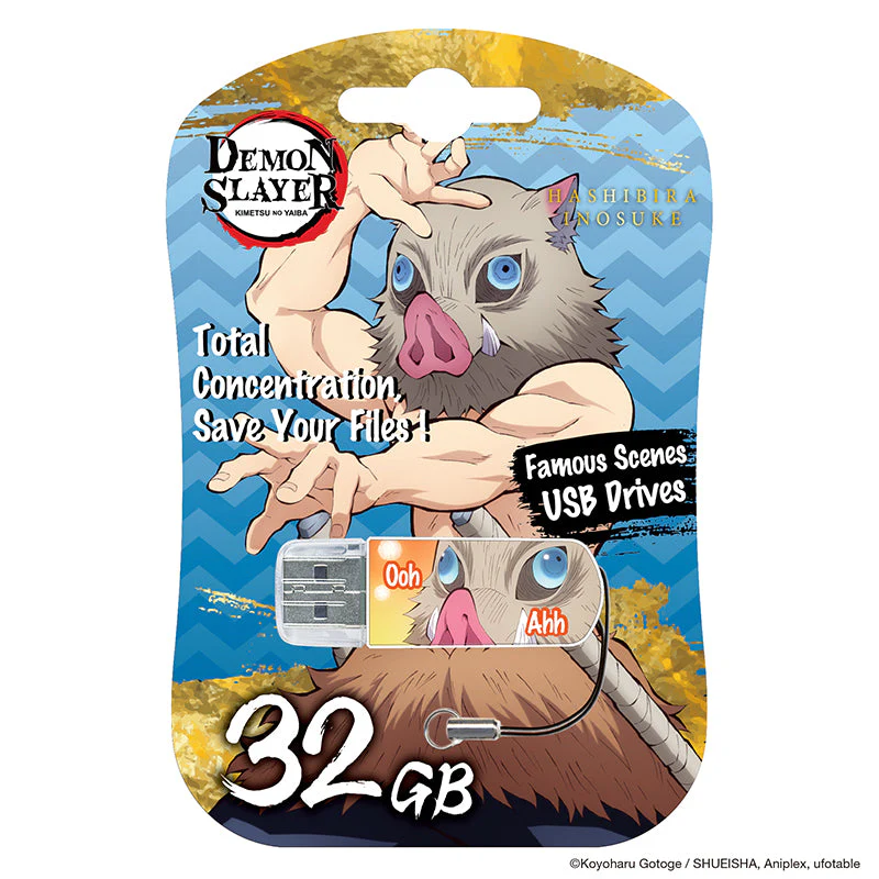 Verbatim 32GB Demon Slayer USB 3.2 Gen 1 Flash Drive - Inosuke - Image 4