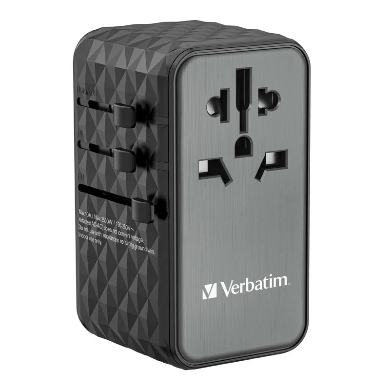 Verbatim (BOS) VM32121 GaN III Universal T.Adapter 2C2A PD100W - Image 5