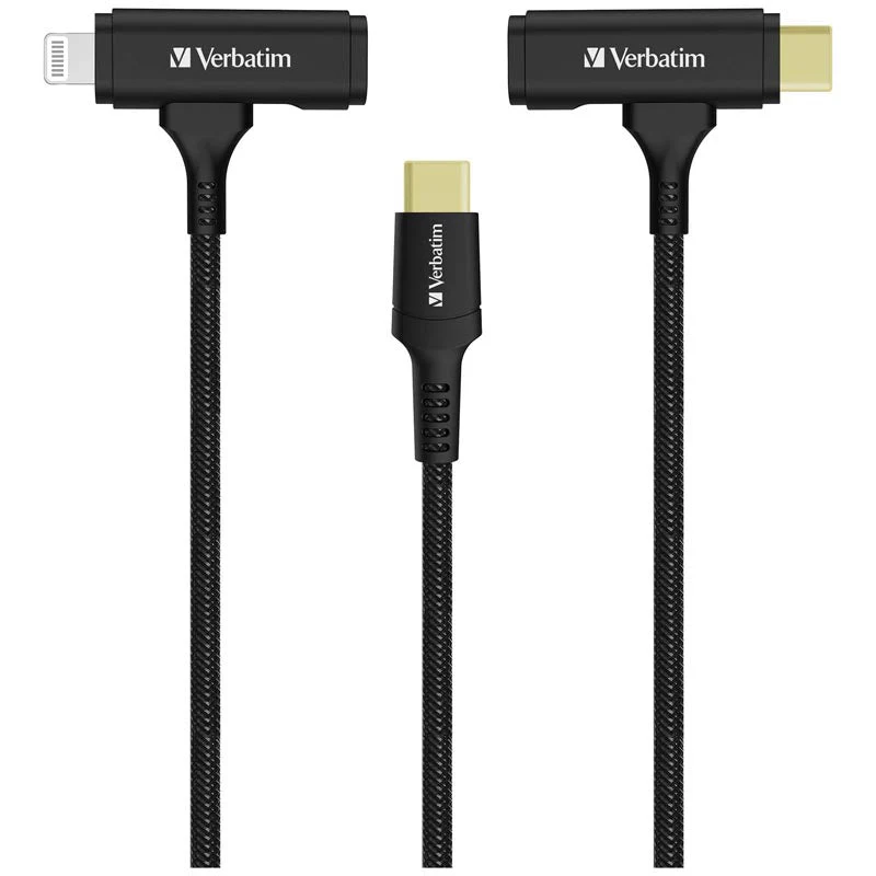 Verbatim VM66974 USB-C+Lightning 2in1 Cable 1.2M - Image 5