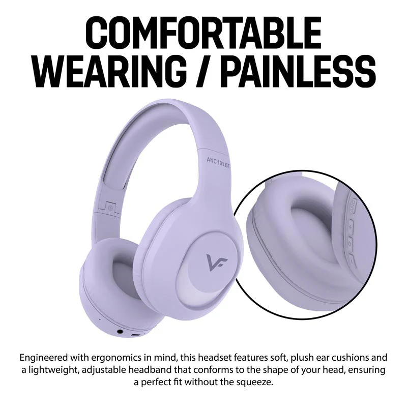 Vinnfier ANC 101BT Headphones Light Blue - Image 2