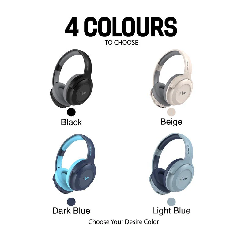 Vinnfier ANC 600BT Headphones Beige