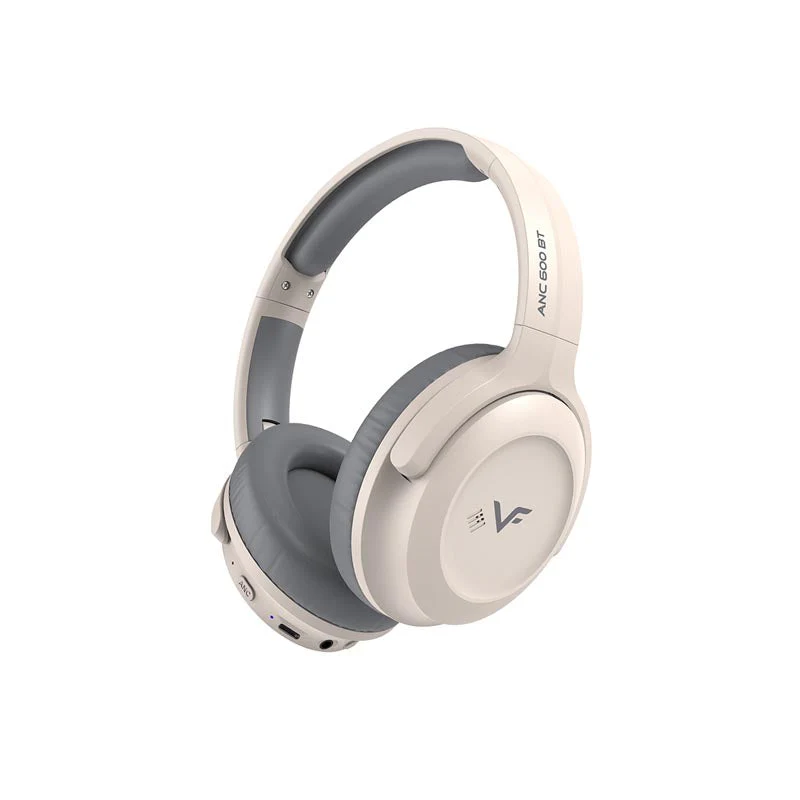 Vinnfier ANC 600BT Headphones Beige - Image 8