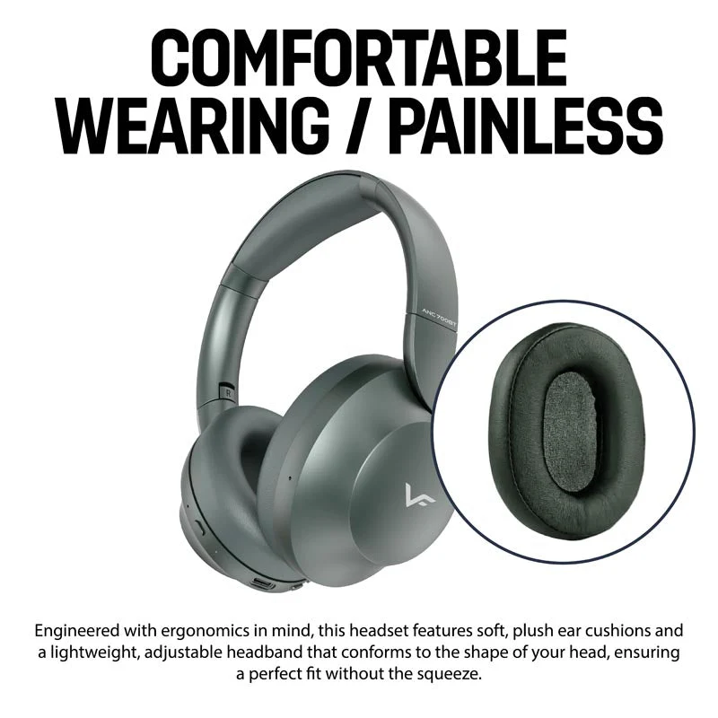 Vinnfier ANC 700BT Headphones Cream - Image 12