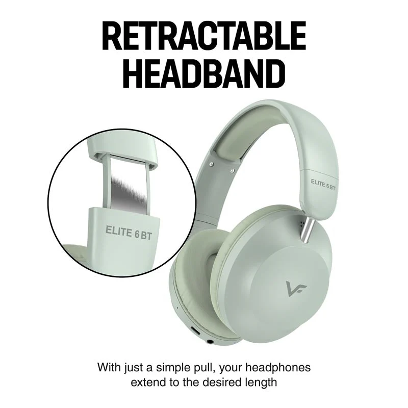 Vinnfier Elite 6 BT Headphones Dark Blue - Image 3