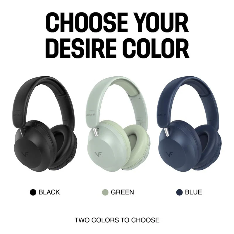 Vinnfier Elite 6 BT Headphones Green - Image 3