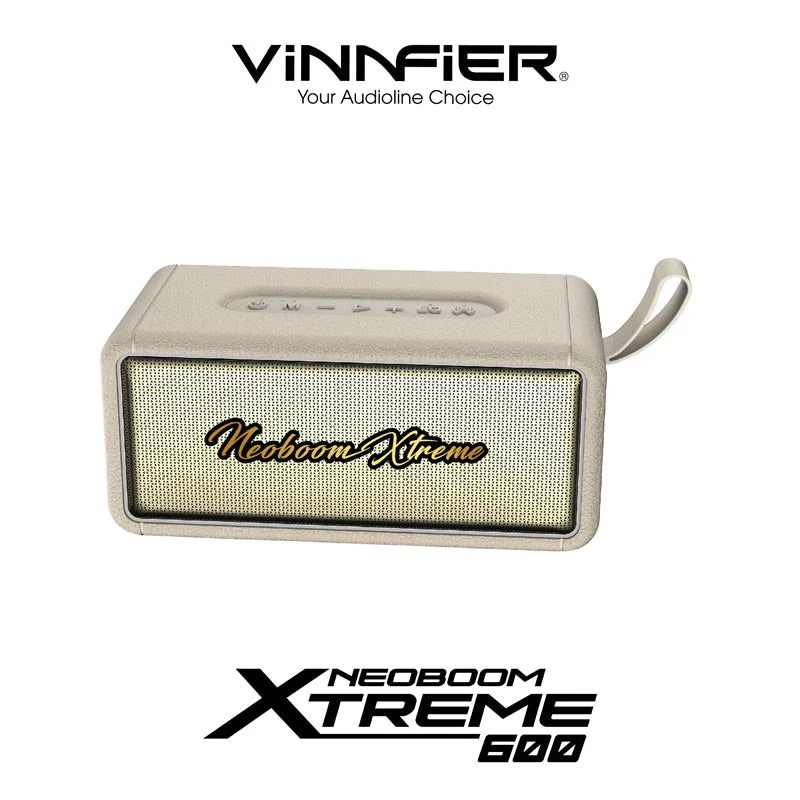 Vinnfier Neo Boom Xtreme 600 BT Speaker Beige - Image 6